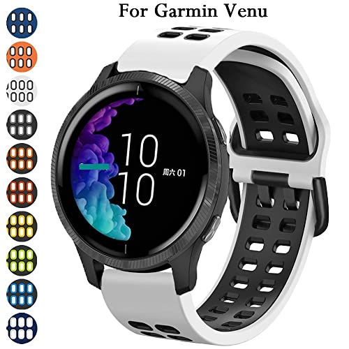 Correa de silicona de 20 mm para Garmin Venu y Vivomove HR 2