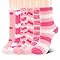 Partideal Pink Fluffy Socks for Women, 6 Pairs Cosy Bed Socks Soft Fuzzy Slipper Sock Warm Thick Winter Comfy Plush Sleep Sock, Christmas Gifts for Women