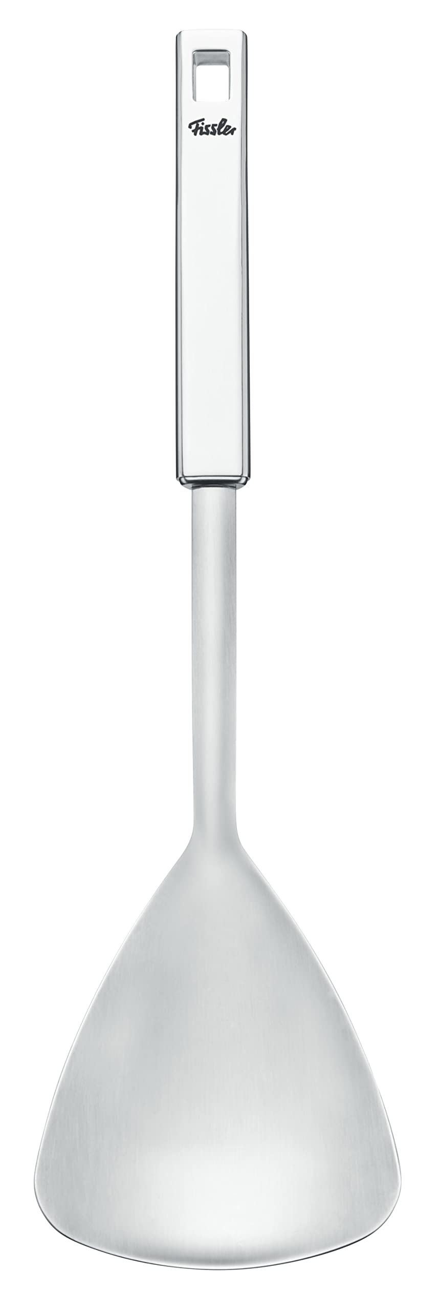 Fissler Oryginalna profesjonalna kolekcja/duża łopatka do woka ze stali nierdzewnej, łopatka do patelni, pomocnik kuchenny premium do porcjowania i serwowania