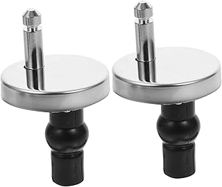 BESTonZON Toilet Seat Bolts Expanding Bolts 1 Set Toilet Screw Bolts Toilet Seat Screws Tops Fix Nuts Stainless Steel Suite Hinge Seat Hinge Screws Toilet Seat Hinge Screws