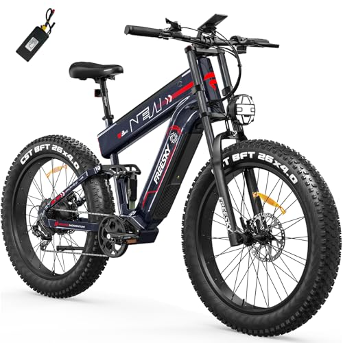 FREESKY Dual Battery Electric Bike for Adults, 48V...