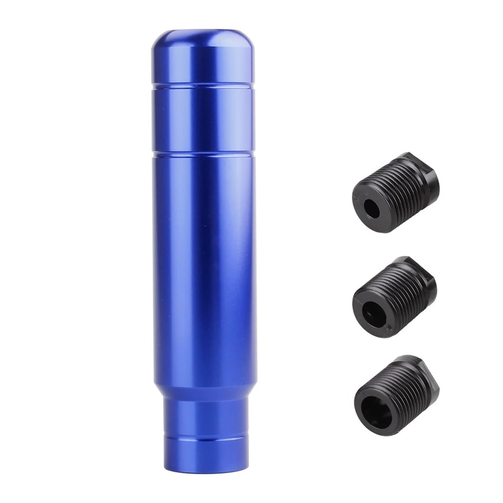 DAJMSUY 13cm Aluminum Car Gear Shift Knob Shifter Lever Head for Universal Manual Transmission Car Gear Shift(Blue)