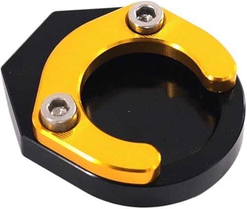 MORREZ Compatible with NMAX155 NMAX 155 XMAX300 Xmax 300 Xmax 250 AEROX 155 Centre Mount Foot Stand Center Stand Extension Enlarger Pad (Color  Gold)