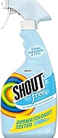 Shout Free Laundry Stain Remover Spray - Fragrance, Bleach & Dye Free Enzyme Formula for Baby Stains, Food & Blood, 22oz