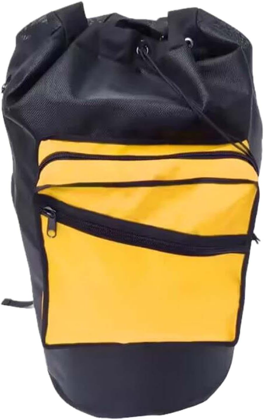 Scuba Diving Backpack with Dry Pouch Mesh Sack Mesh Bag Scuba Dive Gear Bag Yellow | Water Sports | Scuba & Snorkeling | Gear Bags