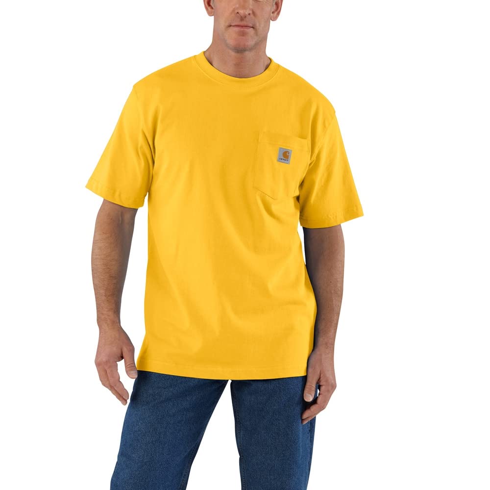 Carhartt Mens Loose Fit Heavyweight Short-Sleeve Pocket T-Shirt (Also Available in Big & Tall) CloseoutWork Utility T-Shirt — view 42