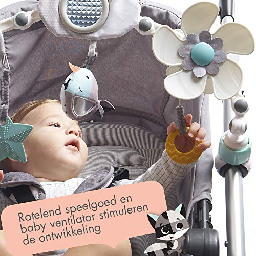 Tiny Love Sunny Stroll Activiteitenboog met Ratelende Speeltjes, 0m+, Verstelbare Clips die passen op elke Kinderwagen… - Image 4