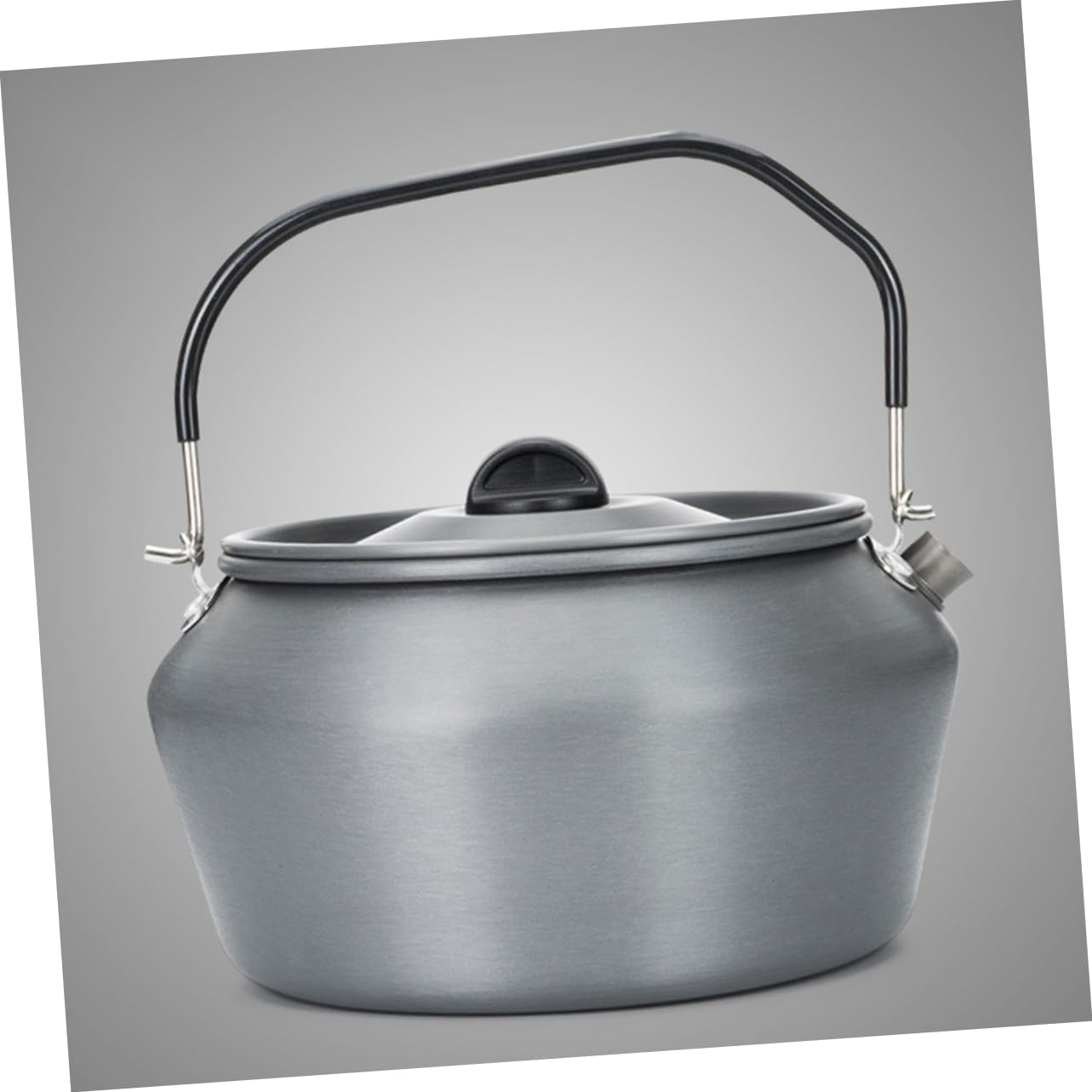 1pc Portable Outdoor Kettle for Camping and Picnics Lightweight Boiling Teapot for Hot Water Tea and Soup Deformation Design