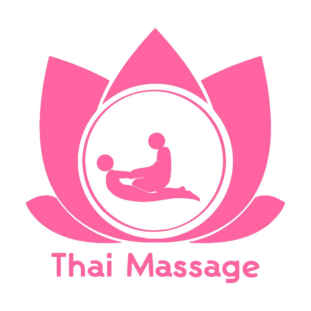 Thai Massage Wall Decals Beauty Salon Shop Window Decor Art Mural Wall Stickers Home Decoration Accessories for Woman Room Small