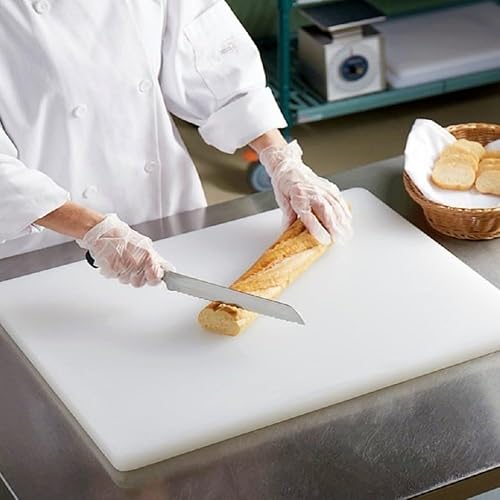 Miniatura 2 de TrueCraftware Tabla de cortar de plástico, superficie antideslizante, resistente, apta para alimentos, apta para lavavajillas, tabla de cortar