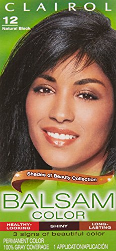 Clairol Balsam tinte para cabello permanente 12 Negro natural pack 2 miniatura 2