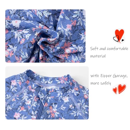 image for UMELOK Toddler Girl Swimsuit Baby Rash Guard Swimwear Rashguard UPF 50