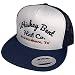 WHISKEY BENT HAT CO. The Conway Adjustable Snapback Hat (White/Navy)