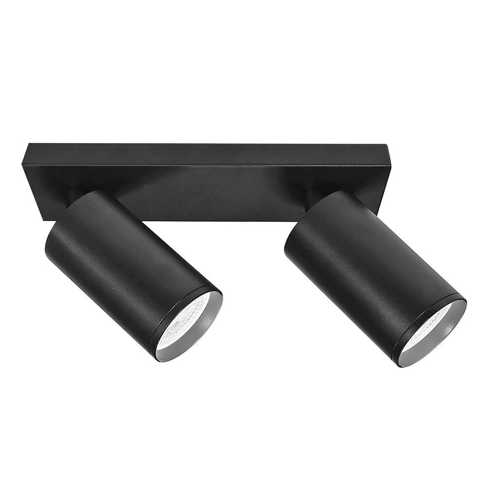 Planetitaly Srl - Plafoniera Rettangolare Con Due Faretti Orientabili Perfetta Per Lilluminazione
