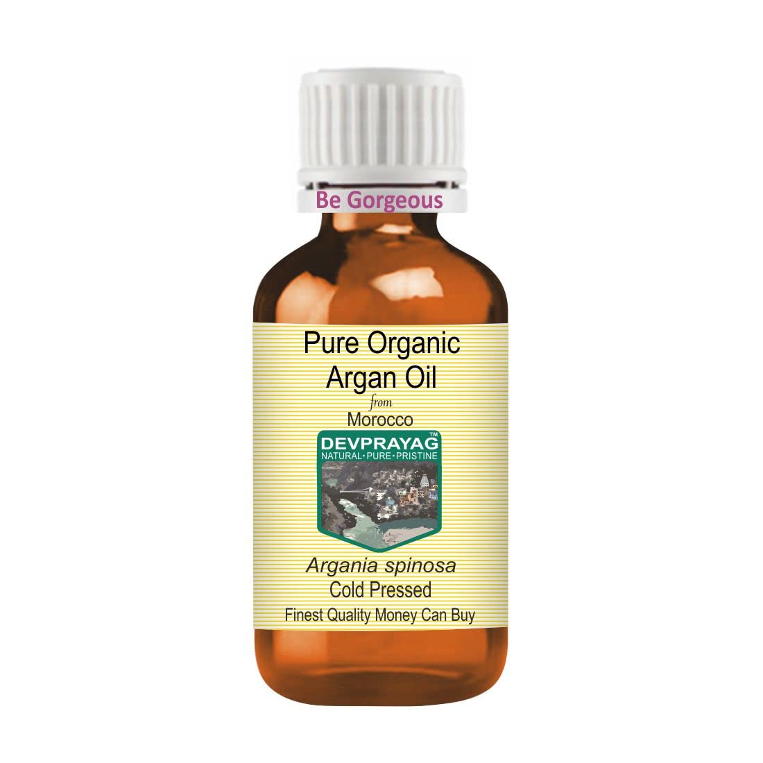 DEVPRAYAG Pure Organic Argan Oil (Morrocan) (Argania spinosa) Cold Pressed 50ml (1.69 oz)