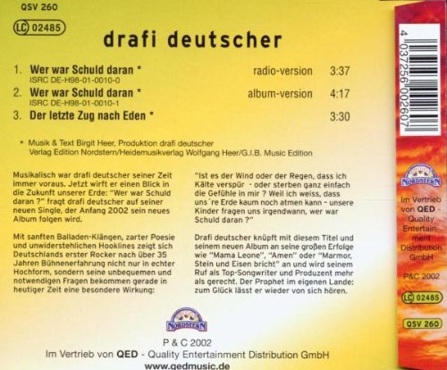 Wer War Schuld Daran?