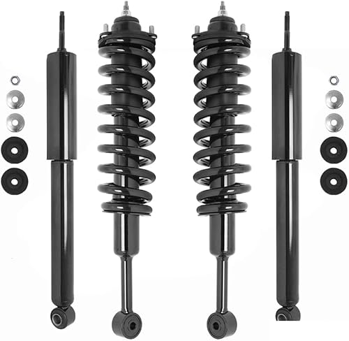 COMPLETESTRUTS - Conjunto de puntal completo delantero con resortes helicoidales y amortiguadores traseros de repuesto para Toyota 4Runner 2003-2023