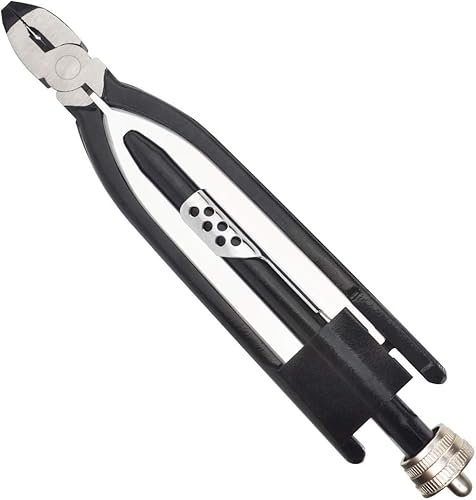 Gunpla Alicates de torsión de alambre de seguridad de 9 pulgadas con resorte automático con retorno de mordazas resistentes para torsión de cables