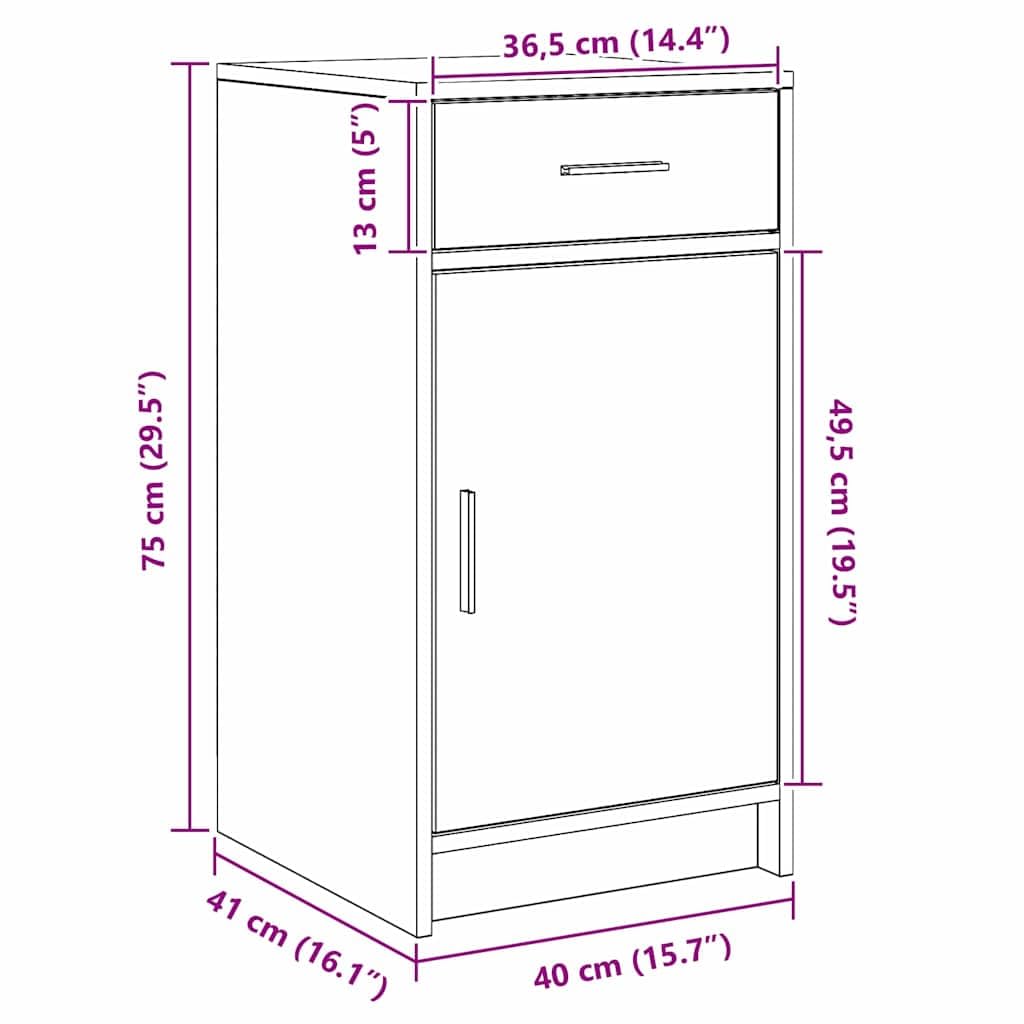 vidaXL Moderner Frisiertisch mit Spiegel und integrierter Beleuchtung, viel Stauraum und Schubladen, ideal für Schlafzimmer, Grau Sonoma Finish, stylisches Makeup-Vanitieset, Möbel mit LED Licht