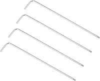 Vista 12 de uxcell Llave hexagonal de extremo de bola de 1/4", herramienta de reparación CR-V de brazo largo en forma de L, SAE 4 piezas