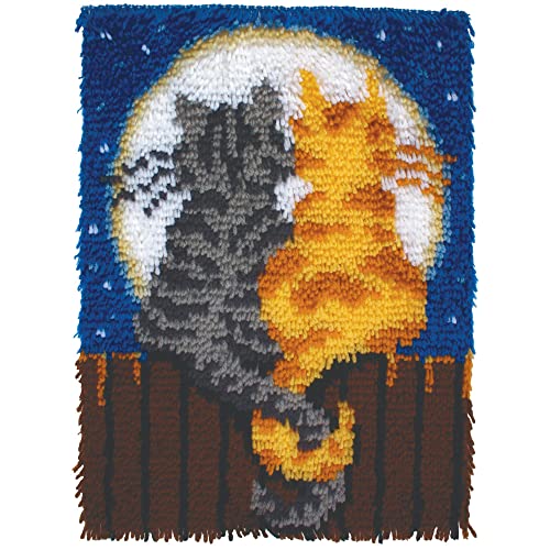 Image of Wonderart Latch Hook Yarn, Moonlight Meow
