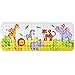 JJoexyfit Badematte für Kinder Kleinkind Baby, extra Lange 100x40cm rutschfeste Babyparty Badematte mit Saugnäpfen (Schöner Zoo)