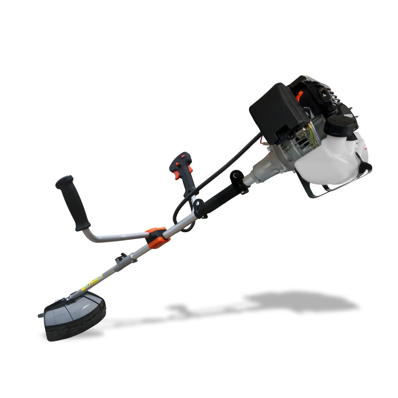 FUXTEC Débroussailleuse Thermique FX-​MS125 – Coupe-​Bordures Essence 25,​4 cm³ 1 CV – 5,​5 kg – Largeur de Coupe 305 mm – Tête Fil & Lame incluses – Guidon Double