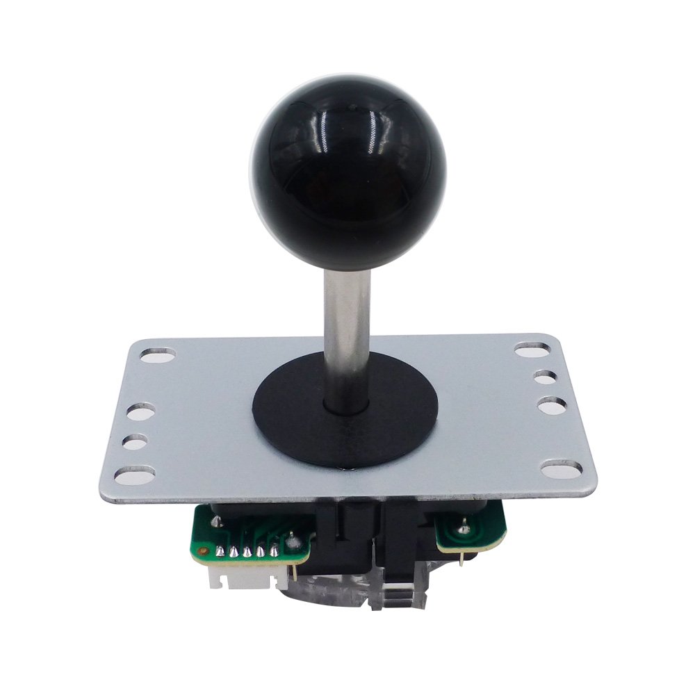 SJJX Gra zręcznościowa DIY Zestaw 13 szt. Arcade Matowy matowy czarny przycisk PC PS2 PS3 Android Zero opóźnienia koder USB Arcade Fighting Joystick Controller mechaniczny przełącznik klawiatury