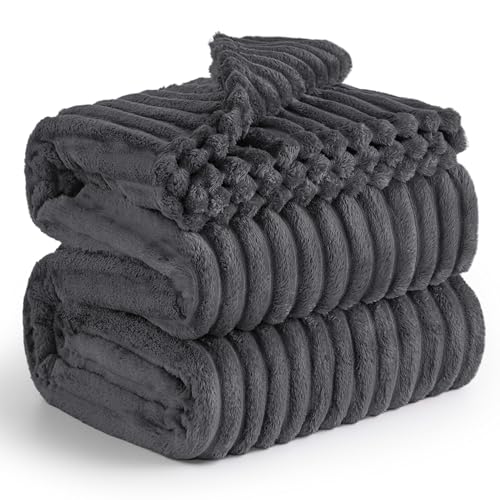 BEDSURE kuscheldecke 220x240 - Tagesdecke, Wolldecke & Fleecedecke,...