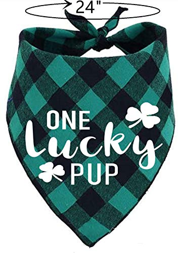 50% Off St. Patrick's Day Dog Costume with Headband & Bandana