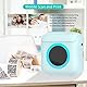 IGRARK Mini Drucker, Pocket Bluetooth Thermodrucker Tragbarer Mobiler Fotodrucker mit 13 Rollen Thermopapier, USB Taschen Label Drucker für Lernhilfe, Liste, Notizen, Lernnotizen, ohne Patrone