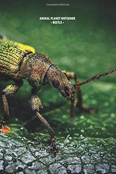 Animal Planet Notebook - Beetle : Notebook with Animals on Cover ,110 Pages, Sheetmusic, 6 X 9 (15. 24 X 22. 86 Cm). Perfect for Kids and Adult!