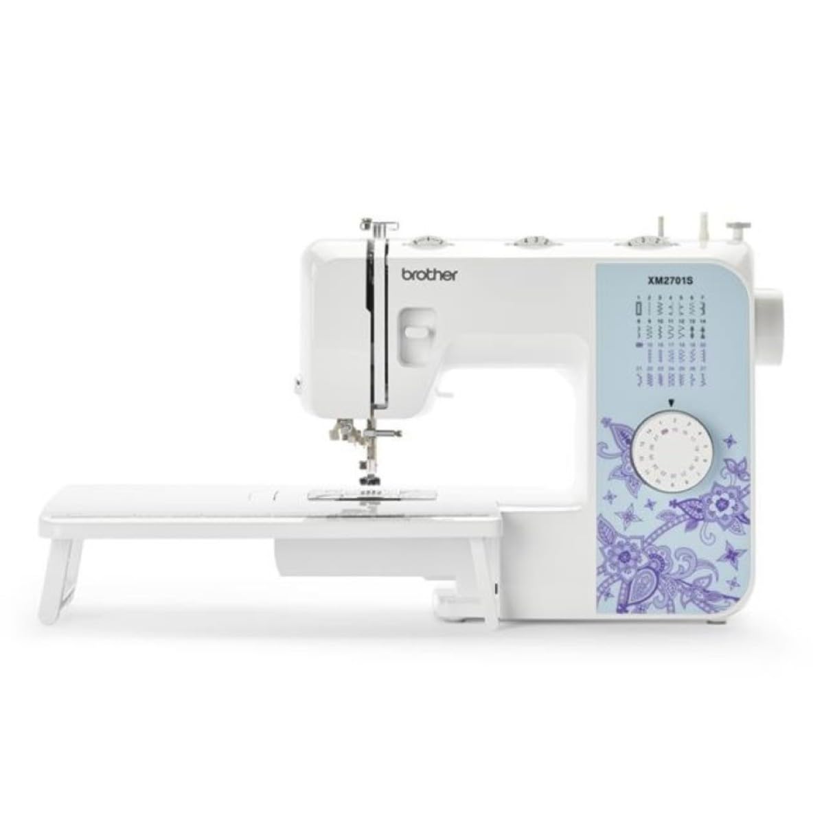 Brother XM2701S (Exclusive Edition) Macchina da cucire, 27 Funzioni Cucito, Cucitrice Facile per Principianti, Infila Ago Automatico, Tavolo e Borsa Inclusi