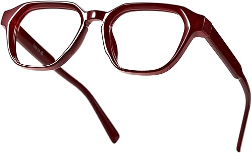 Miniatura 8 de TIJN Gafas de Bloqueo de Luz Azul para Mujeres y Hombres Marco Rectangular TR90 y Estilo Elegante Preppy Gafas de Pantalla de Computadora