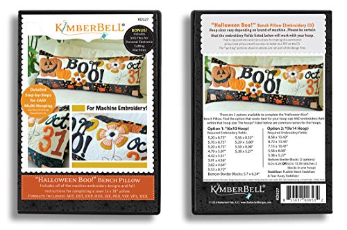 Kimberbell Bench Pillows Machine Embroidery (Halloween Boo!) #TOP1