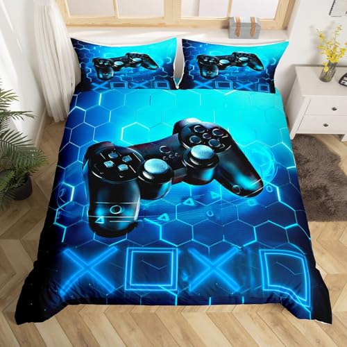 Gaming Funda Nórdica Niños Gamer Azul