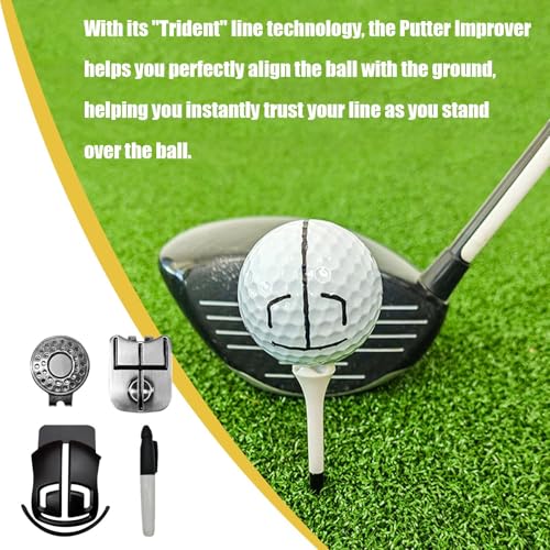 Marqueurs de balle de golf pour perfectionner son swing au driving range et au green