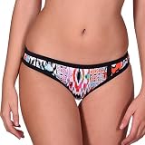 Seafolly Traje de baño de Las Bragas de la Playa del Equipo de Submarinismo Gitana Multicolor