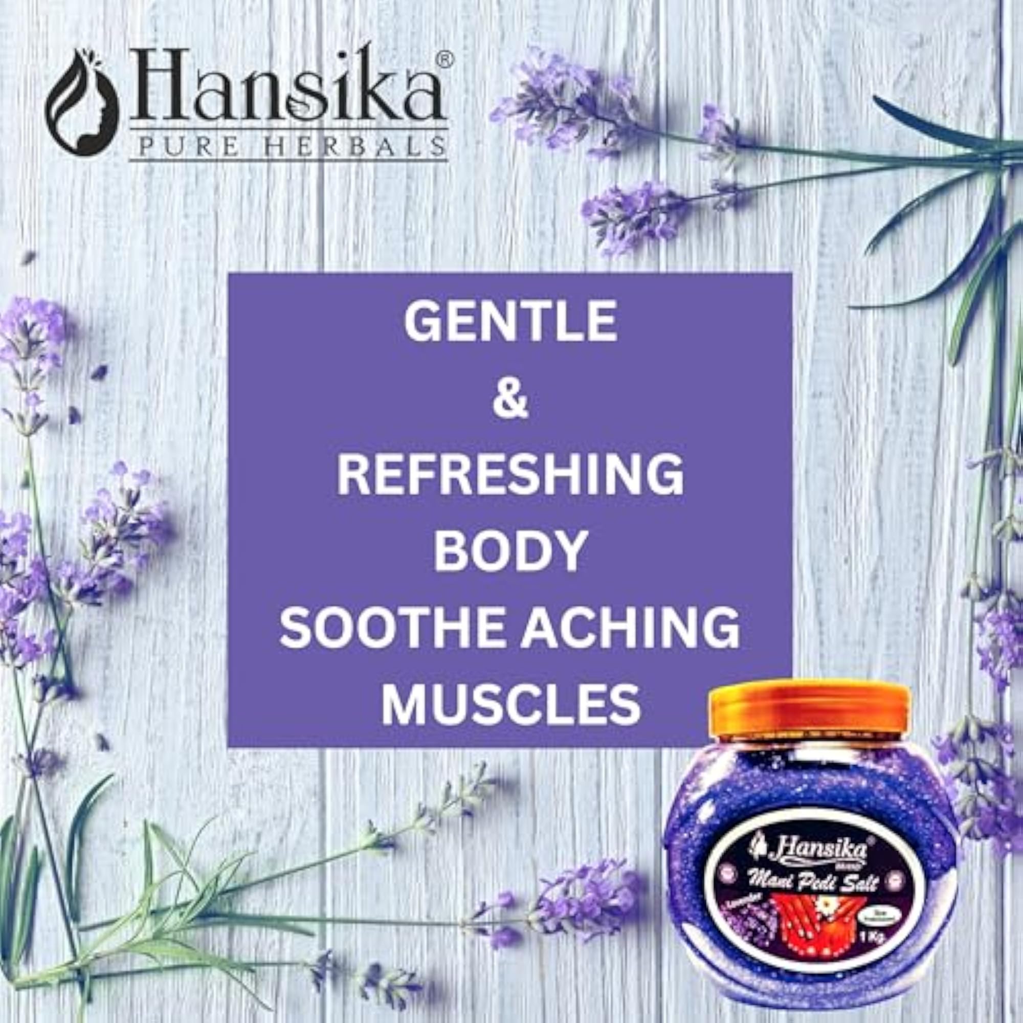Lavender Mani Pedi Salt for Relaxation and Spa Treatment
