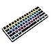 Double Shot PBT Keycaps SENREAL 104 Backlit Milk Pudding Keycap Set OEM Profile Translucent Keycaps Kit for Cherry MX Mechanical Keyboard