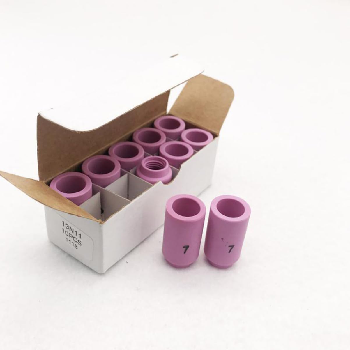 10pcs Argon Arc Welding Torch Nozzles for Tig Welding Compatible Series for