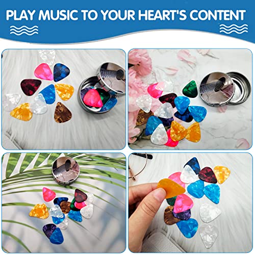 Médiators pour Guitare, 16 Pièces Guitar Picks, Médiators en Celluloïd, Médiators avec Boîte en Métal, pour Guitare… - Les Beatles, Paul McCartney, John Lennon, RIngo Starr, George Harrison Médiators pour Guitare, 16 Pièces Guitar Picks, Médiators en Celluloïd, Médiators avec Boîte en Métal, pour Guitare… – Image 6