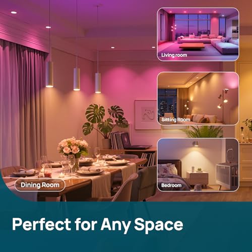 Image of Linkind Matter GU10 Smart Light Bulbs, MR16 GU10 LED Bulbs, 4Pack (Pack of 2)
