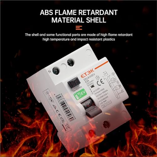 Disjoncteurs différentiels type EV 2P 40A protection différentielle 30mA EKL6-63EV