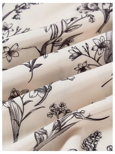 Floerns Girl's Floral Print Cami Dress Sleeveless Ruffle Hem Boho Long Dress3