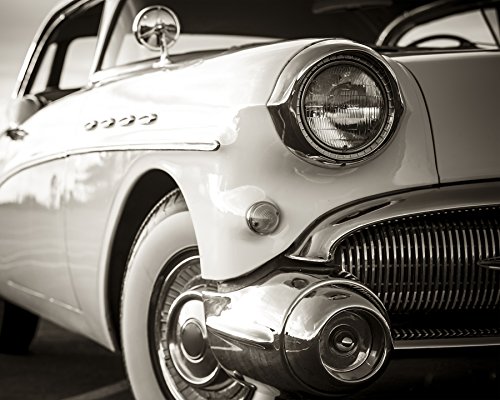 Wall Rogues WR50541 Classic Car - Paste The Wall Wallpaper Mural - 300cm x 240cm - Grey