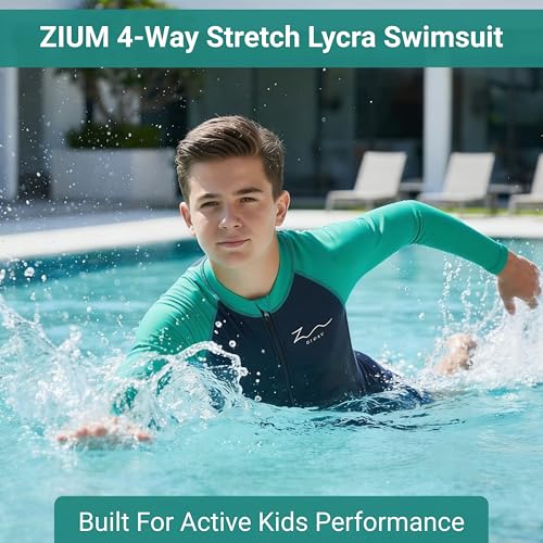 Image of ZIUM Boys 4 Way Lycra Swimsuit Cum Diving Suit
