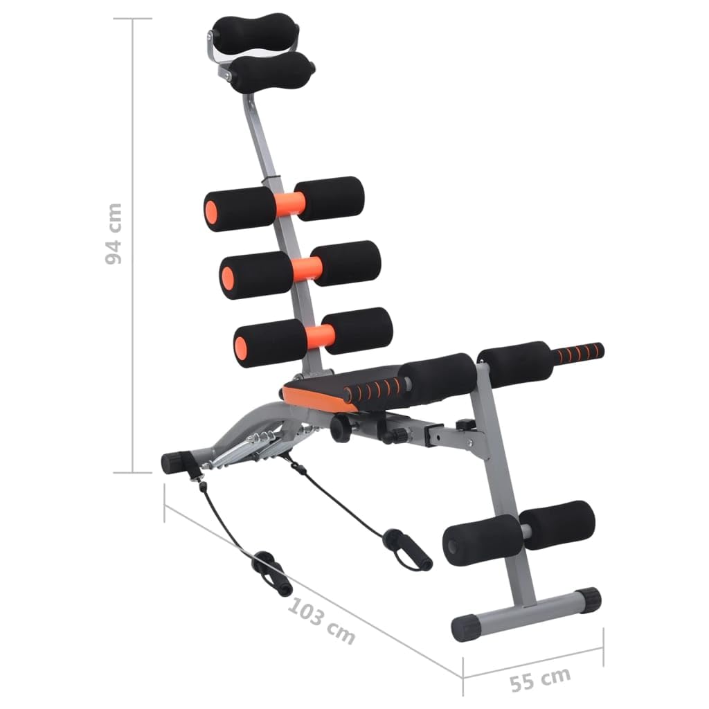 Genérico Entrenador de Abdominales en Forma de L con Cuerdas elásticas,Deportes,Fitness y musculación,Bancos de ejercicio-92478
