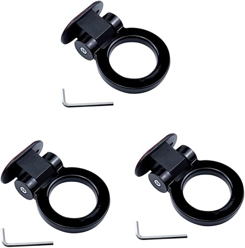 Milisten 3pcs remolque enganche parachoques coche delantero ABS plástico