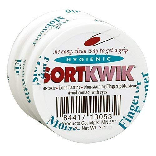 Lee Sortkwik Fingertip Moistener, 3/8 Oz, 12 Pack (S10053) #TOP8